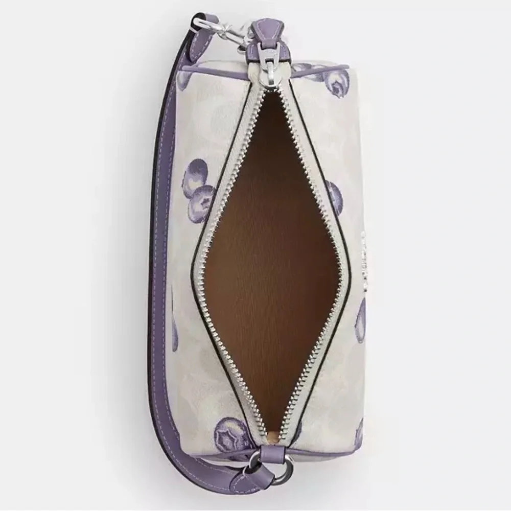 New Coach Nolita Barrel Bag In blueberry Signature Canvas CR369 - Picture 7 of 7